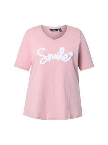 Ulla Popken Shirt in zartes altrosa