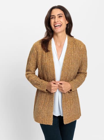 WITT WEIDEN Strickjacke in ocker-meliert