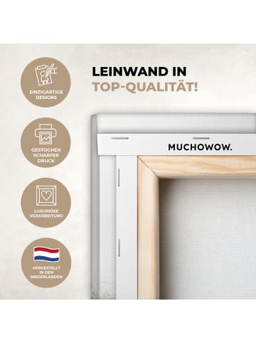 MuchoWow Leinwand bilder Gefrorener Fluss (BxH)