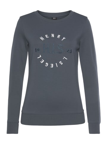 H.I.S Sweatshirt in navy