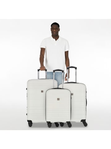 Check.In Paradise 4 Rollen Kofferset 3-teilig in weiß