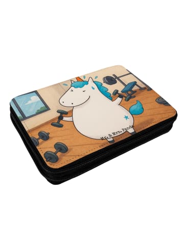 Mr. & Mrs. Panda Menschrmäppchen Einhorn Fitness Design ohne S... in Weiß