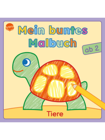 Arena Buch - Mein buntes Malbuch ab 2. Tiere