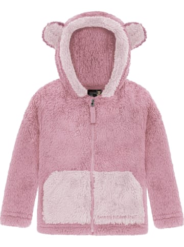 Normani Outdoor Sports Kinder Teddy Jacke „Barvas“ in Rosa