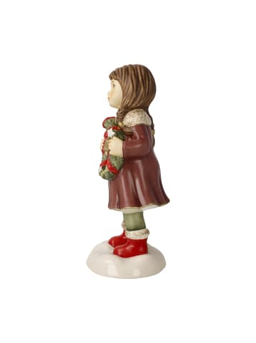 Goebel Figur " Ein Kranz zum Advent " in Bunt