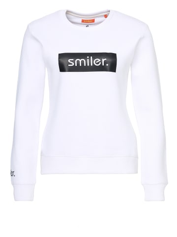 smiler. Sweatshirtpullover Cuddle. in weiss