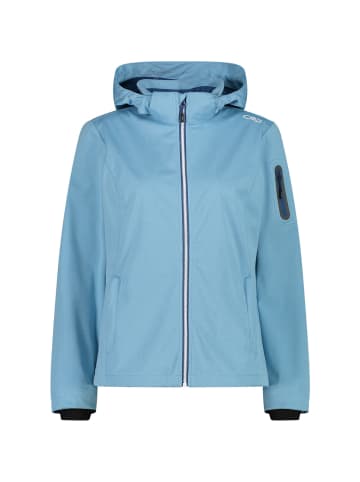 cmp Softshelljacke WOMAN JACKET ZIP HOOD in Blau