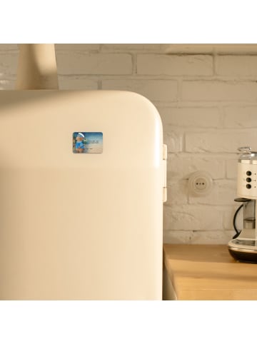 Mr. & Mrs. Panda Kühlschrankmagnet Polizist Leidenschaft Design ... in Weiß