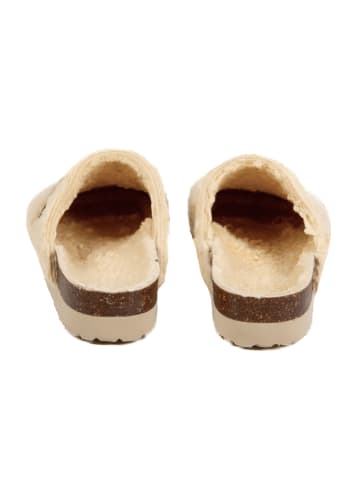 billowy Pantoletten HOME FANTASY in beige