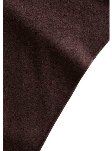 Marc O'Polo DENIM Strick-Dreiecksschal in Dark Brown Melange