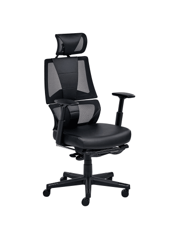 Beliani Bürostuhl CREATOR in Schwarz - (W) 67 x (H) 120 x (L) 67 cm