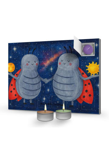 Mr. & Mrs. Panda adventskalender mit kerzen Sternzeichen Zwillin... in Weiß