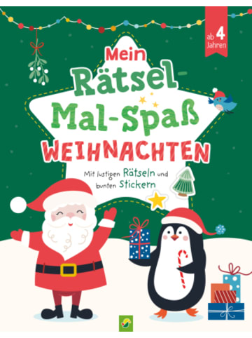 Schwager & Steinlein Buch - Mein Rätsel-Mal-Spaß Weihnachten