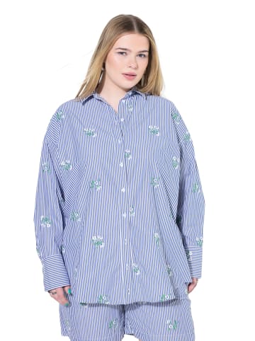 Studio Untold Hemdbluse in kornblumenblau