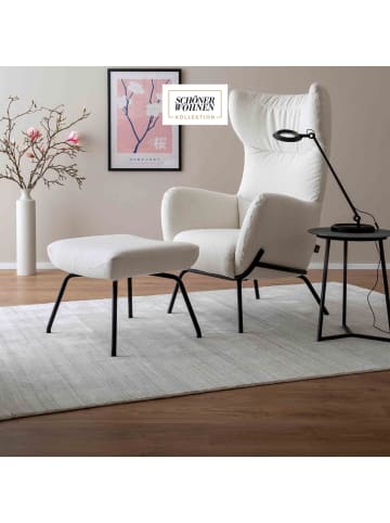 Schöner Wohnen Kollektion Kurzflorteppich Wohnzimmer Elara in Creme