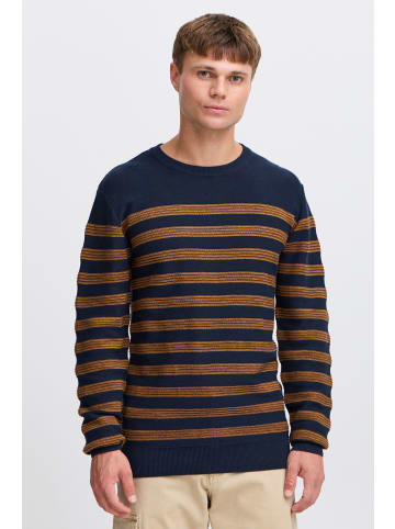 INDICODE Strickpullover IDPanloop 35840MM modischer Strickpullover in dunkelblau