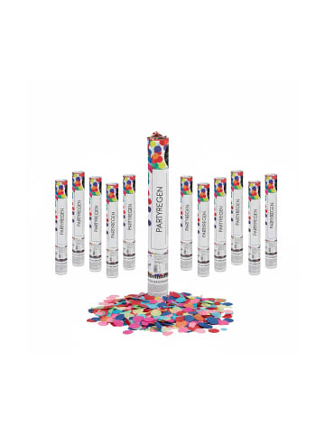 relaxdays 12x Party Popper in Bunt