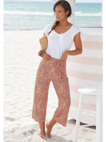 Beach Time Culotte in rot bedruckt