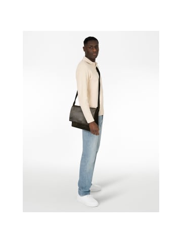 Greenburry Newport Messenger Leder 35 cm british green