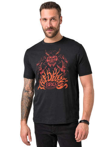 JP1880 Kurzarm T-Shirt in schwarz