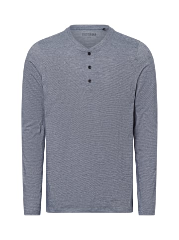 Schiesser Pyjama Basic in grau marine - 0001