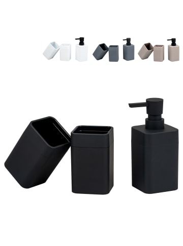 bremermann Badezimmer-Set SAVONA, Soft-Touch, eckig