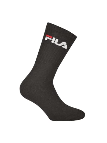 Fila Socken 3er Pack in Schwarz/Blau