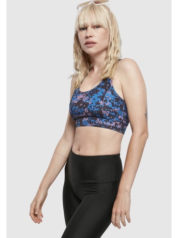 Urban Classics Urban Classics Damen Ladies Tech Mesh Bra in digital duskviolet camo
