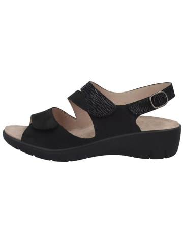 Solidus Komfort Sandalen für Damen in schwarz