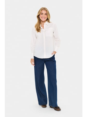 SAINT TROPEZ Langarm-Hemd MariannaSZ Regular fit in Bright White