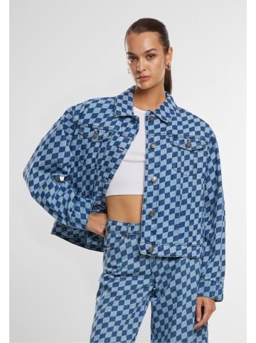 Urban Classics Jeansjacken in bluelasercheck