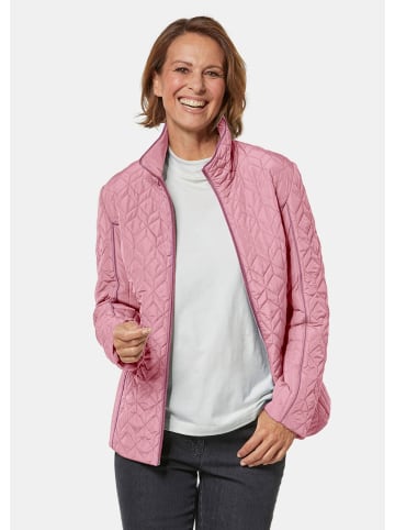 GOLDNER Kurzgröße:  Winterjacke mit Stehkragen in altrosé / rosenholz