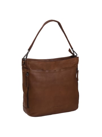 The Chesterfield Brand Lizzy Schultertasche Leder 34 cm Laptopfach cognac