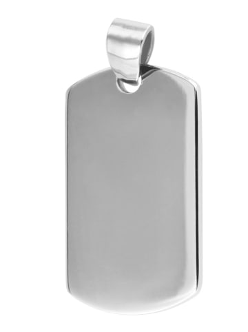 Adeliás Unisex Anhänger aus Edelstahl in silber