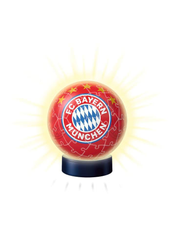 Ravensburger Konstruktionsspiel Puzzle 72 Teile 3D Puzzle Nachtlicht FC Bayern München 6-99 Jahre in bunt