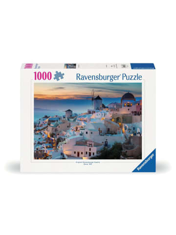 Ravensburger Puzzle 1.000 Teile 1000 Teile - Abend über Santorini Ab 14 Jahre in bunt