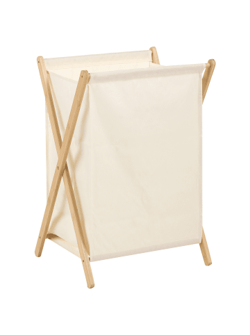 Beliani Wäschekorb CAHUIL in Braun - (W) 47 x (H) 66 x (L) 39 cm
