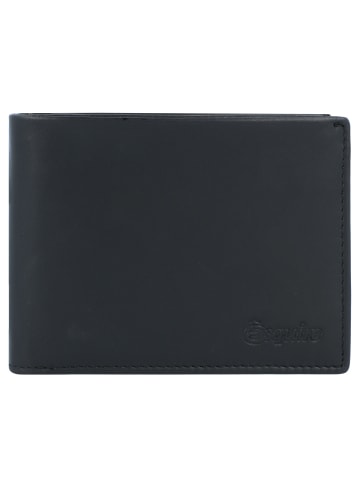 Esquire New Silk Geldbörse Leder 10 cm schwarz