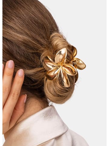 PURELEI Haarklammer Flower in Gold