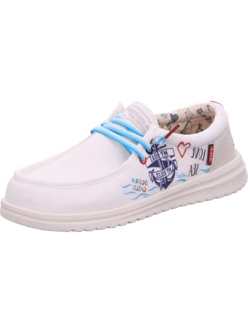 Fusion Halbschuhe Emma in marina life white