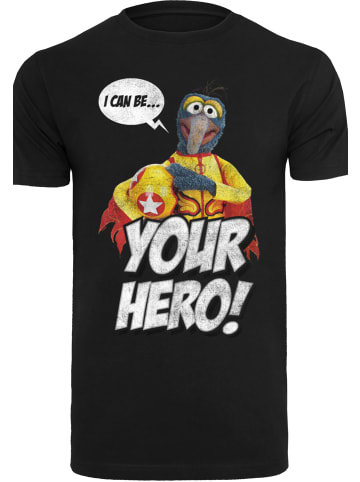 F4NT4STIC T-Shirt Die Muppets Gonzo I Can Be Your Hero in schwarz