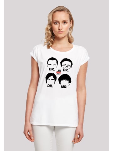 F4NT4STIC T-Shirt Big Bang Theory TV Serie Doctors And Mr in weiß