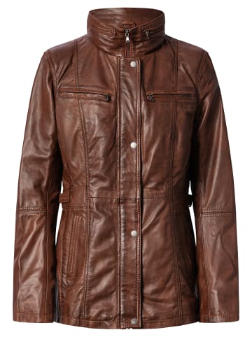 CBL Damen Lederjacke in mokka