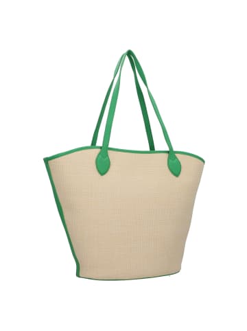 Valentino Covent Shopper Tasche 33 cm in natur-verde