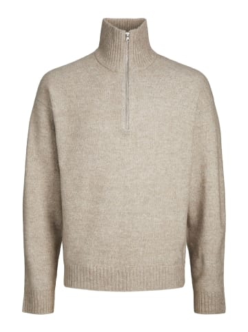 Jack & Jones Strickjacke mit Viertelreißverschluss in Atmosphere