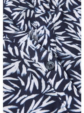 Cecil Gemustertes Strukturkleid in Blau