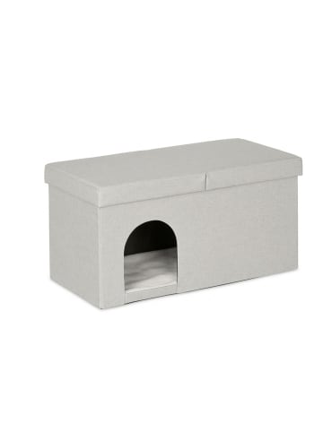 Katzenhöhle in Beige - (B)74,5 x (H)38,5 x (T)37 cm