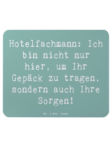 Mr. & Mrs. Panda pc mauspad Spruch Hotelfachmann Sorge mit Spruch in Meeresbrise