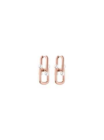 PURELEI Perlenohrringe Glace in Rosegold