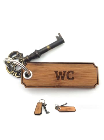 Mr. & Mrs. Panda Schlüssel Anhänger WC mit Spruch in Pflanze